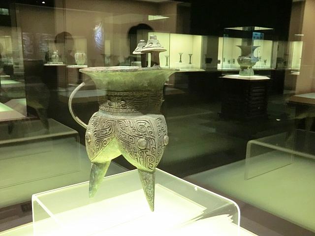 青銅器コーナーはメイン展示室の一つ