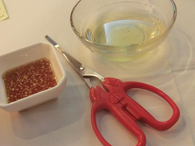 蟹三点セット付き