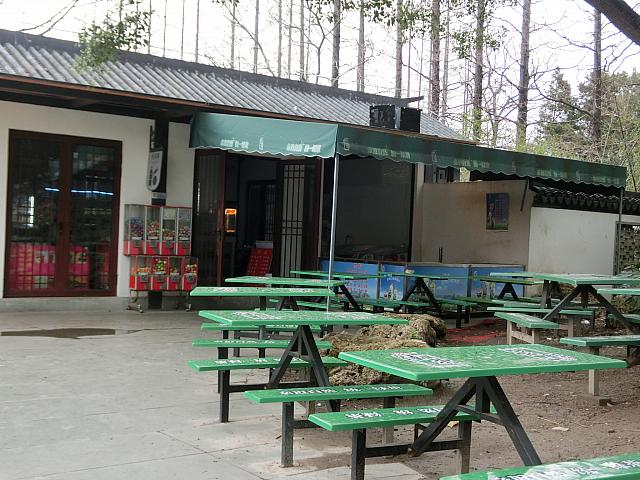 軽食を出す売店