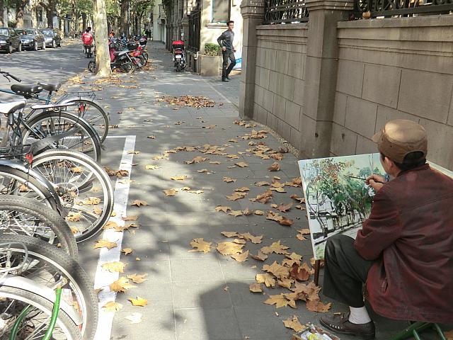 路上スケッチ