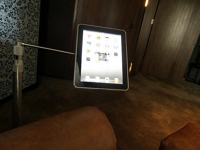 iPadが自由に使えます。
