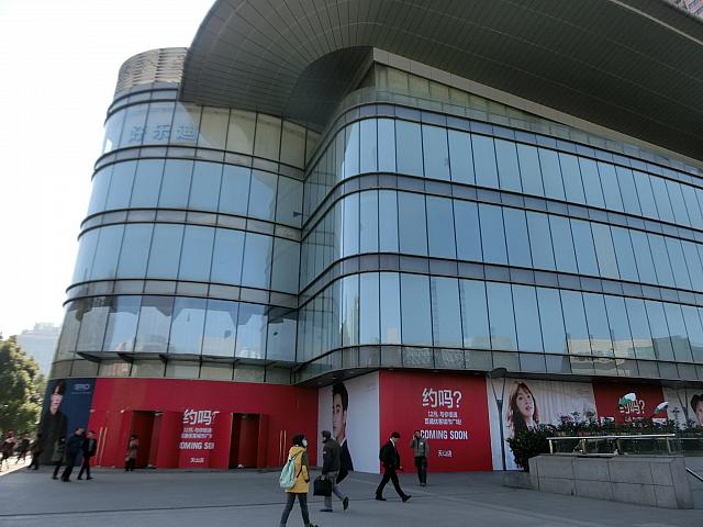 アウトレットモールが工事中