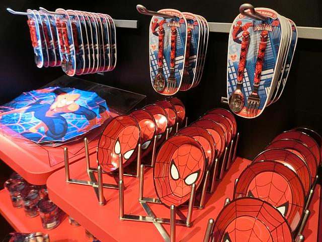 スパイダーマングッズも