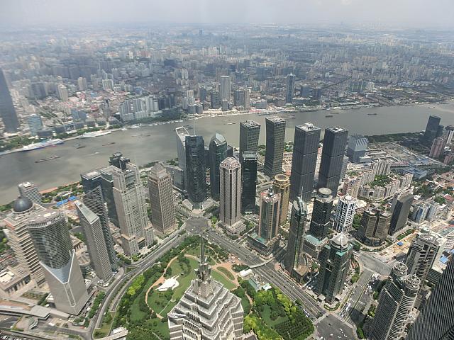 北外灘周辺。ジオラマみたい