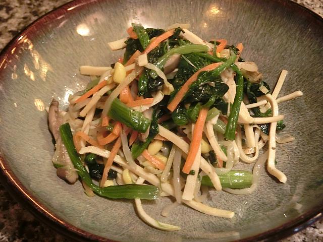 野菜の和えものです