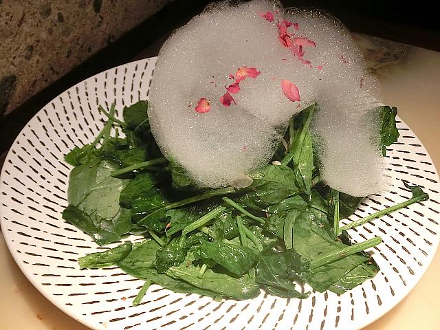 ほうれん草炒めです