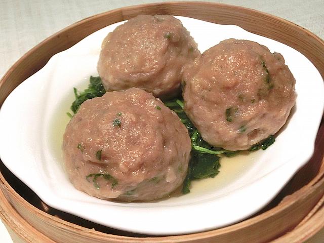 牛肉団子のスープ蒸し