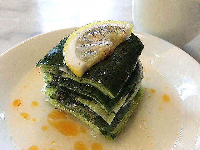 キュウリの冷菜
