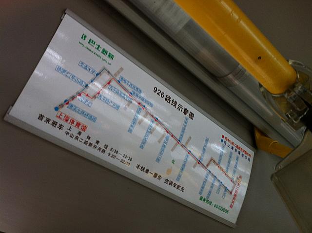 車内にも路線図が貼ってあるので、わからなくなったら再チェック