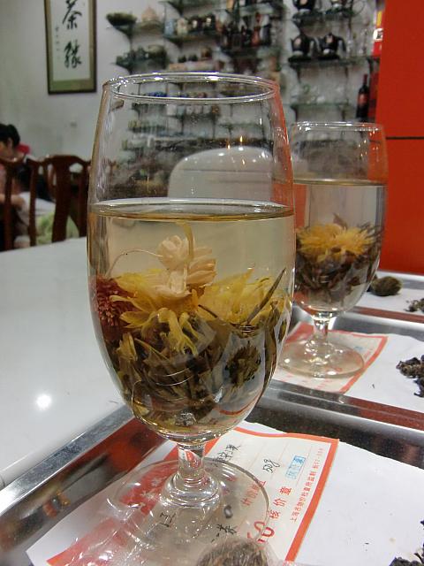 工芸茶を入れて飲みたい耐熱グラス。