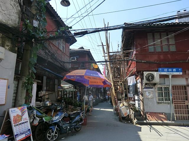 豫園集辺の古い路地