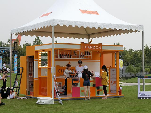 シャンドンのブース