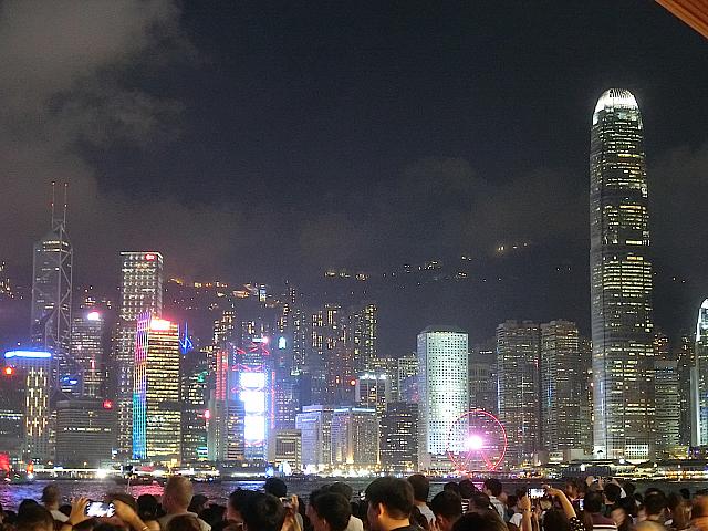 香港で100万ドルの夜景を