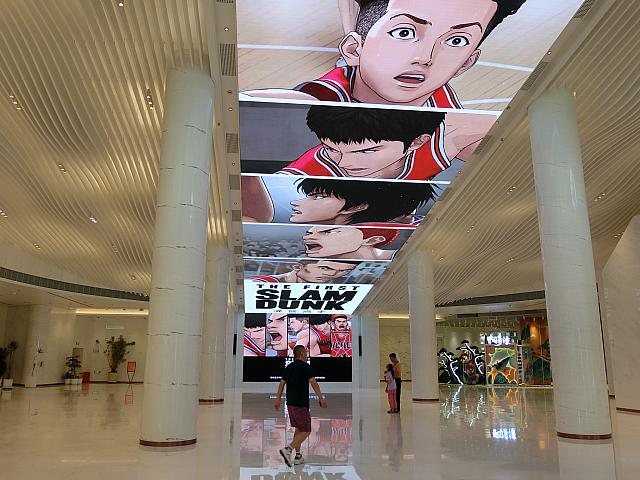 ナビが訪れた日（8月初旬）はまだ『スラムダンク』を上映中。中国でロングラン上映って、国内映画でもなかなかないです