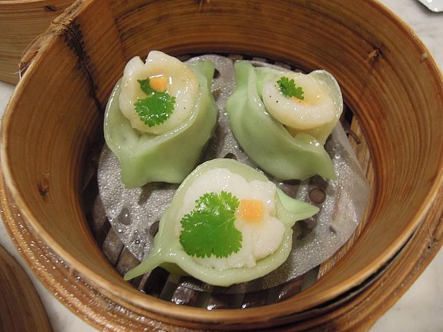 豆苗帯子餃、Scallop Pea-shoot Dumpling
