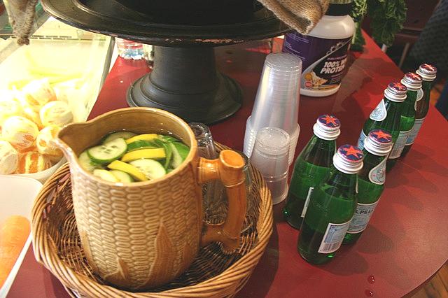 無料のお水にもおいしく飲むためのひと工夫がされています。