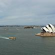 橋の上からシドニー湾とオペラハウスをパチリ。絶景です♪