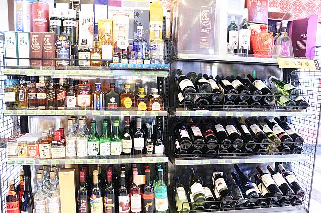 お酒の種類も豊富。