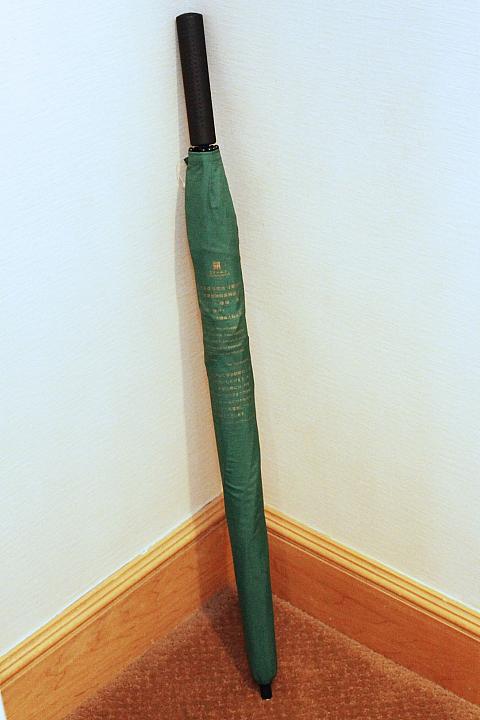 傘のサービスがうれしい