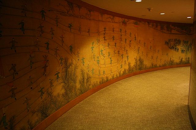 スパを出たところに、素敵な通路を発見！