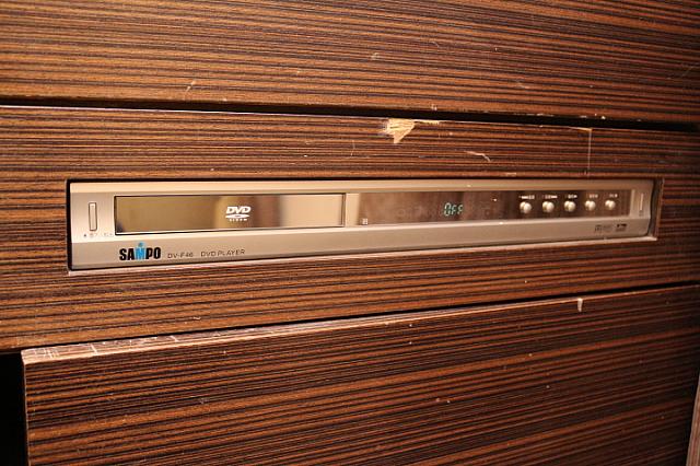 DVDプレイヤーは全室に！