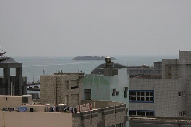 部屋からは海が見えます