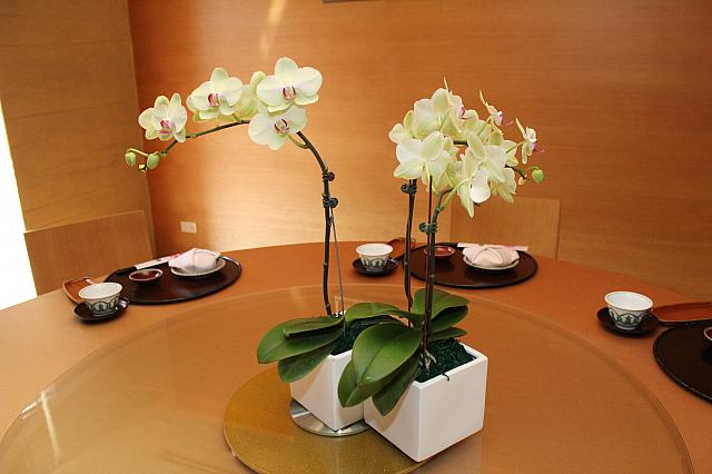 「歓迎」という花言葉の花を飾っているそうです