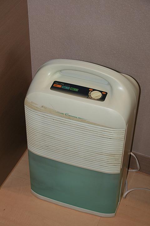 どの部屋にも除湿機があるんです