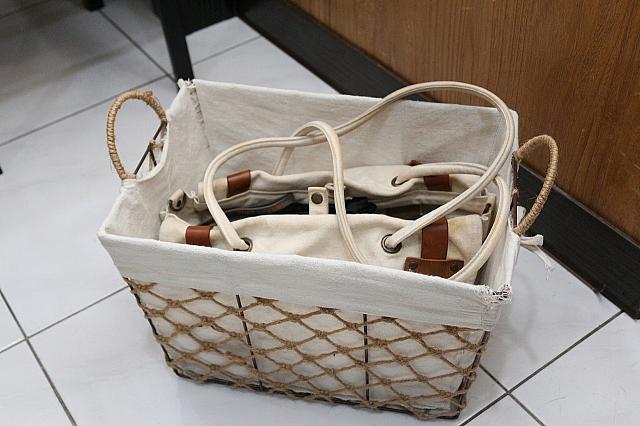 荷物ラックの用意もあります