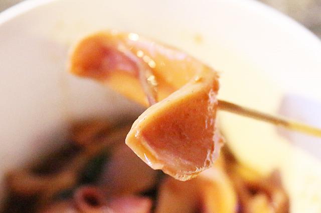 シャキッとしたイカの食感と甘辛ダレがやみつき～！