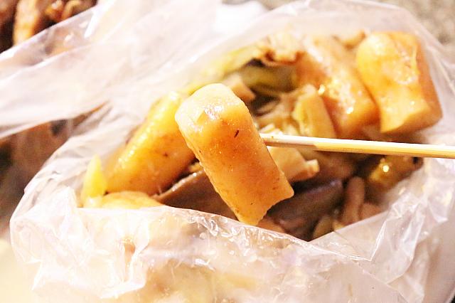 年糕はもちもちとした食感がくせになります。