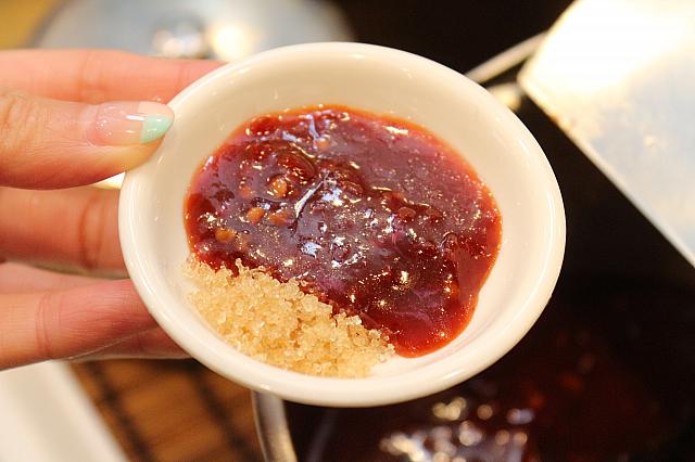 こちらが甘辛ダレです。