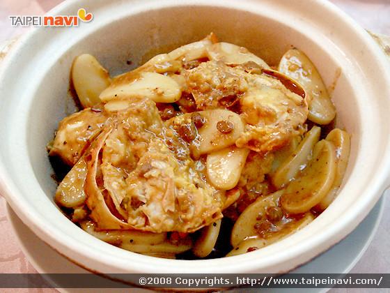 醬爆蟹炒年糕　＜700元＞