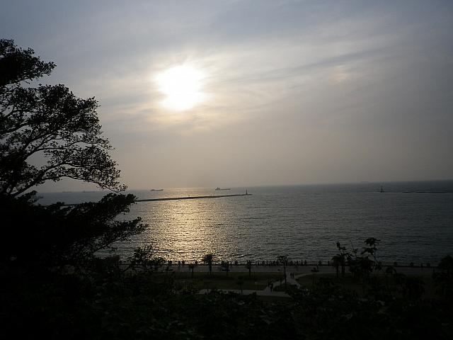 夕日もきれいです！