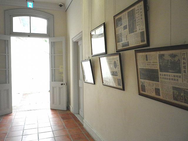 壁の展示もインテリアのようです！