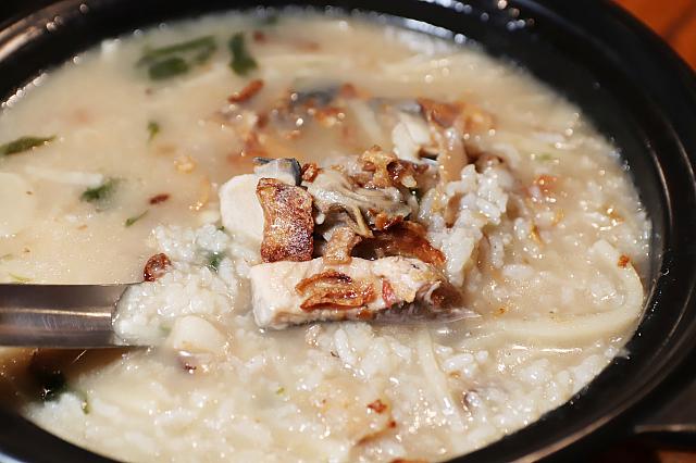 お粥は具だくさんでにんまり♡