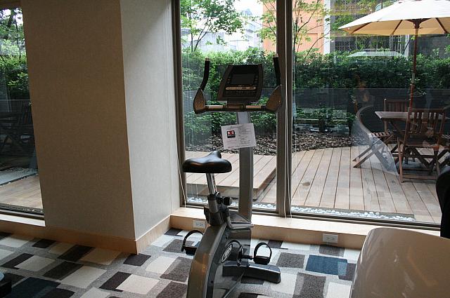 公園に向かって走るのもいいね。