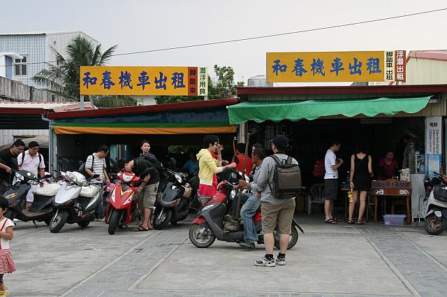 バイクのレンタルはここでもできます