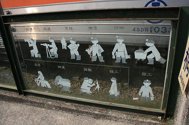 線路沿いの絵柄