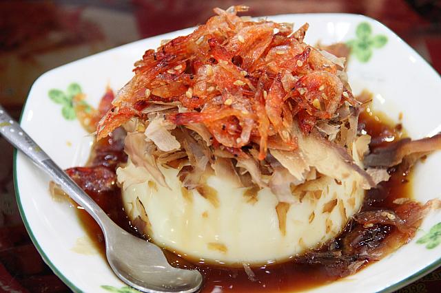 櫻花蝦杏仁豆腐（桜海老杏仁豆腐）50元