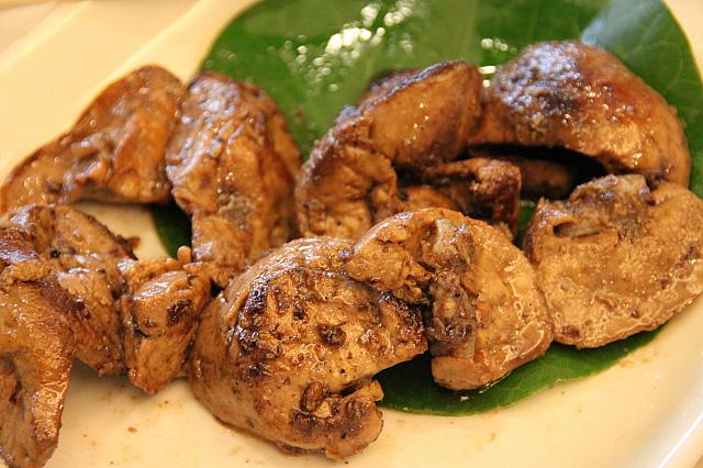 うなぎの肝臓。希少なものです。とってもクリ―ミー！