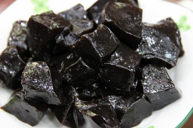 黒糖仙草粿（60元）クセがあまりなく夏に食べたくなります