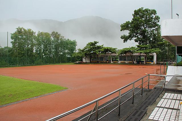 かつて野球少年たちが練習していたグラウンド、今はきれいに整備されています