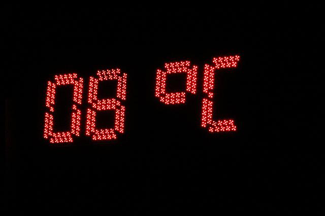 ナビが観測した時は8℃でした。もうちょっと寒くなるのがベストだそうです