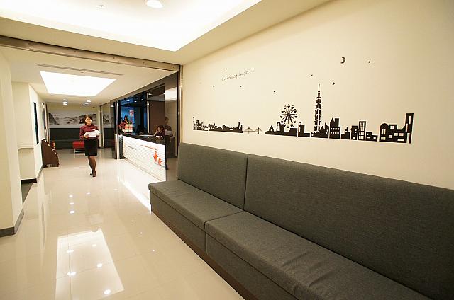 フロント横のロビー