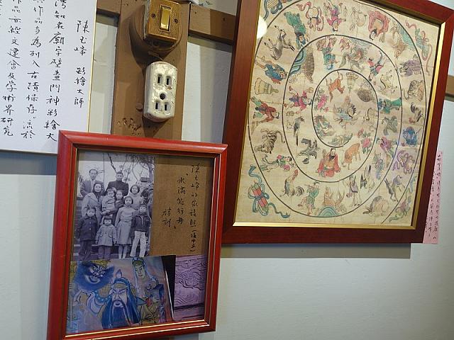 著名な廟画家、陳玉峰氏は傅さんのおじい様。