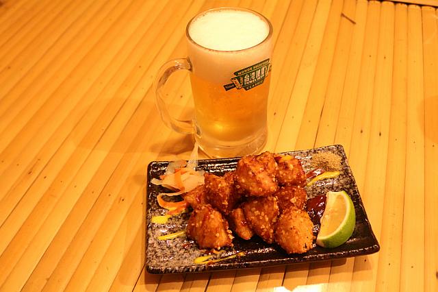 台湾生ビールと甜不二。この組み合わせは台湾でもここでしか味わえません！