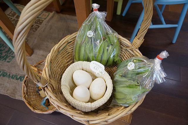 野菜が輝いていました