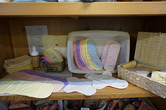 シンプルな布ナプキン