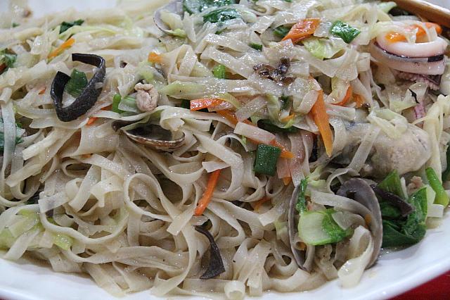 馬祖名物の魚麺、磯の香りがして、コシも十分、おいしいです～